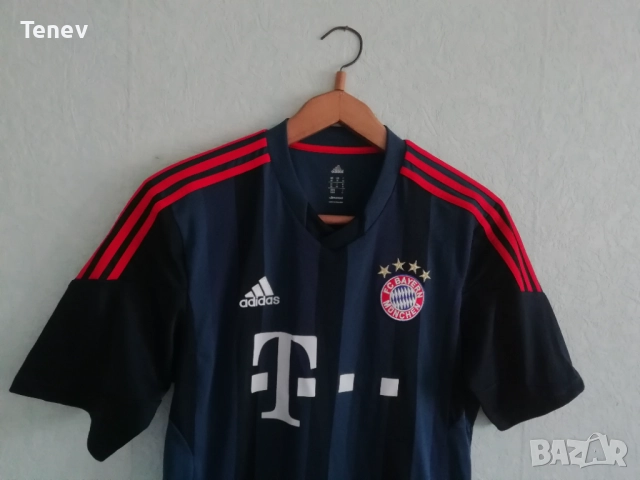 Bayern Munich Adidas оригинална тениска фланелка Байерн Мюнхен трети екип 2013/2014 , снимка 4 - Тениски - 51838902