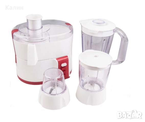 Сокоизстисквачка 4 в 1 ZEPHYR и pulse функция, блендер, 2 мелнички, снимка 7 - Кухненски роботи - 52172611