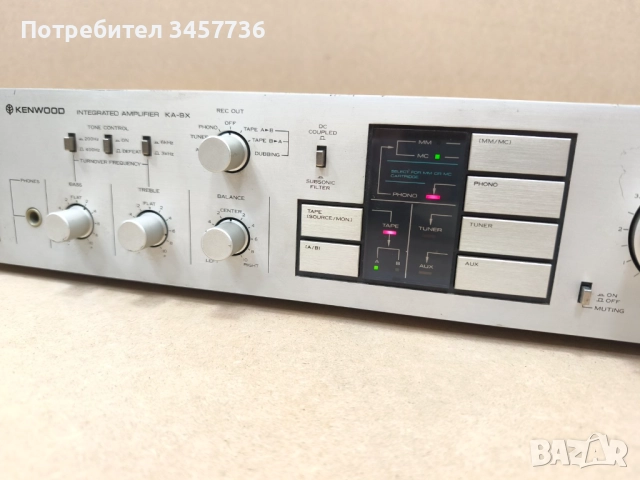 Стерео Усилвател Kenwood KA-9X Sigma Drive Made in Japan, снимка 3 - Ресийвъри, усилватели, смесителни пултове - 51886511