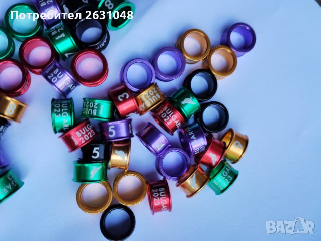 пръстени за птици и гълъби 8 м, снимка 15 - За птици - 40896856