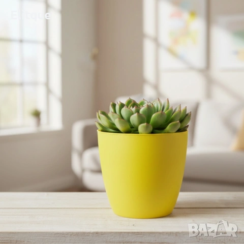 Саксия с поливна система Ø18×H16 см - за здрава коренова система, снимка 2 - Други стоки за дома - 53501432