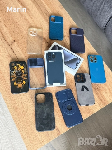 Apple iPhone 15 Pro Blue Titanium , снимка 3 - Apple iPhone - 52306703