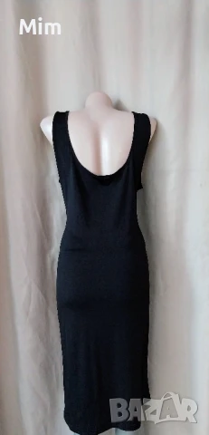 2XL Черна, еластична изчистена рокля, снимка 4 - Рокли - 50500967