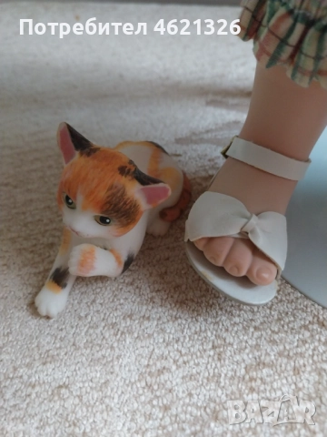 Винтидж порцеланова кукла Саманта от колекция Джордж, сертификат, снимка 12 - Декорация за дома - 52069302