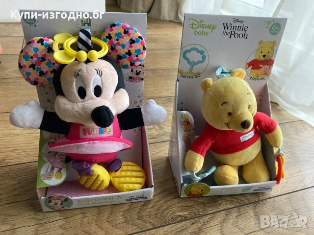 Детски играчки - Мини Маус и Мечо Disney Baby 6m+, снимка 6 - Кукли - 39670896