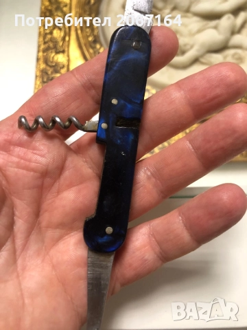 Българско джобно ножче Тервел, снимка 3 - Антикварни и старинни предмети - 51812197