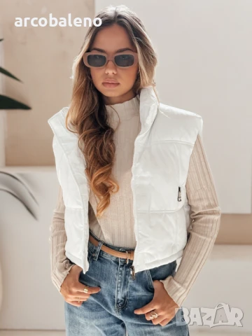 Дамски ватиран елек, 5цвята , снимка 12 - Якета - 51345870