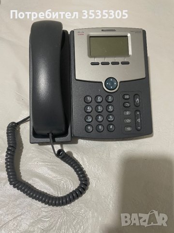 Интернет телефон Cisco SPA 502G 1-Line IP Phone VoIP интернет телефон, снимка 5 - Стационарни телефони и факсове - 40628224