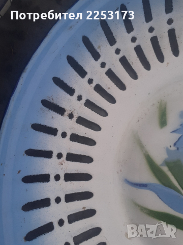 Стари емайлирани фруктиери лот, снимка 4 - Прибори за хранене, готвене и сервиране - 44777624