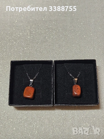 Ръчно изрботени сребърни колиета с естествени камъни, снимка 6 - Колиета, медальони, синджири - 53644827