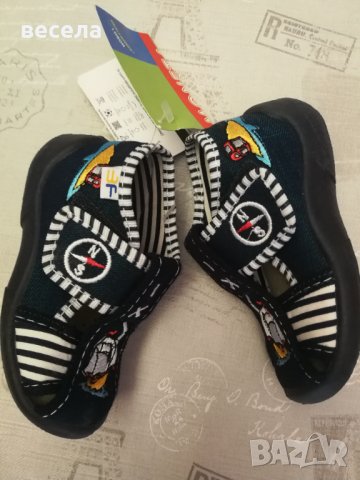 Бебешки обувки от текстил. Номера 19,20,21,22,23, снимка 3 - Детски пантофи - 42061042