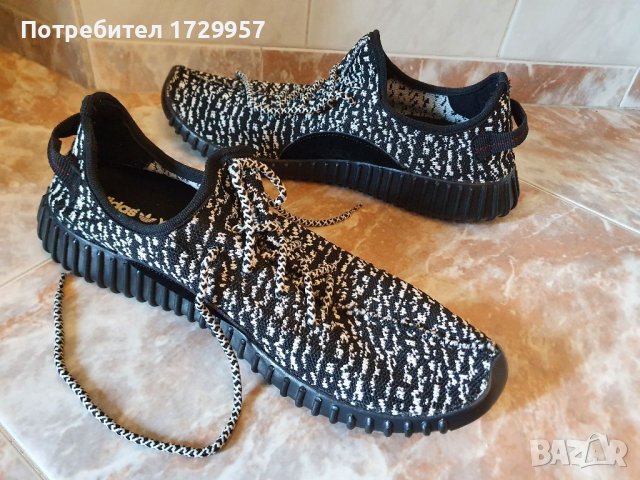 Adidas Yeezy Boost 350 Pirate Black  Номер -43, снимка 2 - Маратонки - 41596075