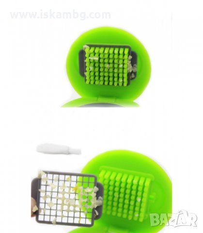 РЕЗАЧКА ЗА ЧЕСЪН С КОНТЕЙНЕР И 2 ПРИСТАВКИ - код Garlic Chopper, снимка 6 - Аксесоари за кухня - 34052953