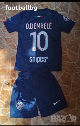 O.DEMBELE 10 💙⚽️ детско юношески футболни екипи 💙⚽️ PSG , снимка 2 - Футбол - 36817089