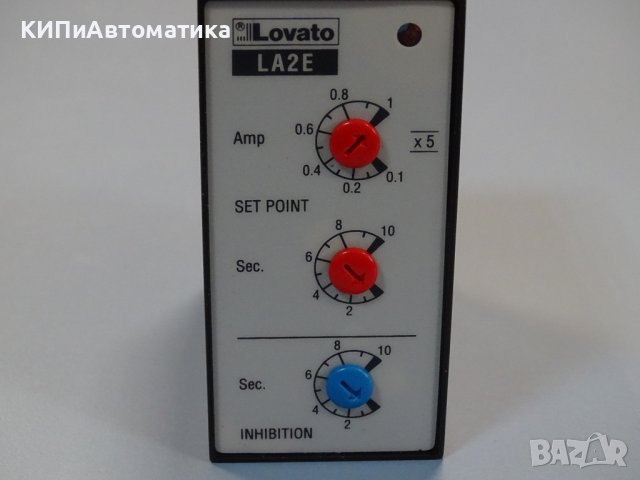 Реле Lovato 31LA2E 5 240 MIN Current Relay 240V 50/60Hz, снимка 4 - Резервни части за машини - 42131518