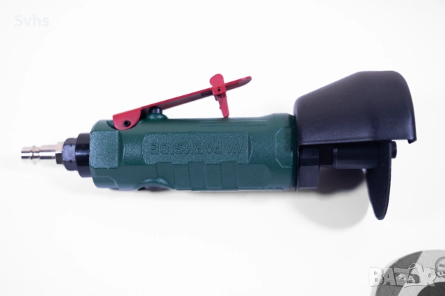 Пневматични ъглошлайф дисков шлайф Parkside, снимка 7 - Ъглошлайфи - 53817246