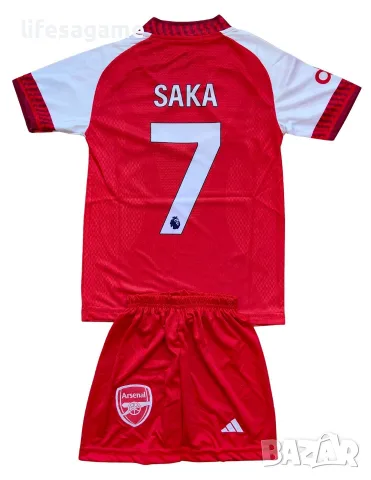 Детски футболен екип Арсенал Сака комплект Arsenal Saka тениска 