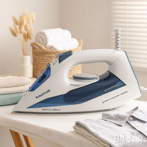 Парна ютия Taurus Bali 3200 Ceramic, снимка 3 - Ютии - 51925628