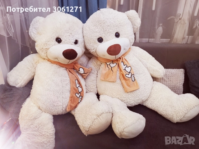 Коледа дойде ❤️ 2x голяма меч. Плюшено Играчки ХХЛ 