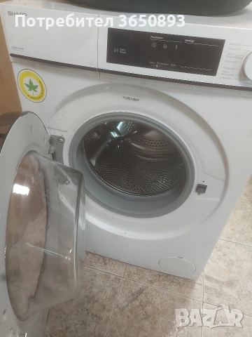 10 кг пералня Шарп внос Германия работи перфектно. , снимка 5 - Перални - 53723573