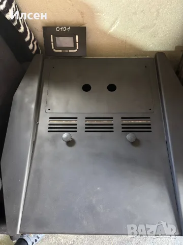 🔥 Пелетна камина 9 kW – внос от Германия 🇩🇪  Продавам пелетна камина с мощност 9 kW, , снимка 3 - Камини - 56099514