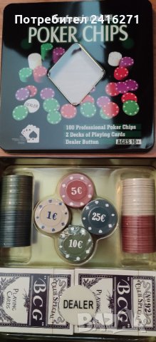 Покер-игра в метална кутия, снимка 1 - Други игри - 40744280