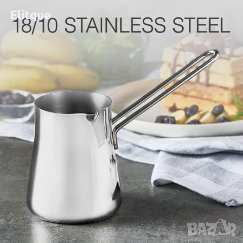 Елегантен дизайн джезве за кафе от висококачествена неръждаема стомана, снимка 4 - Други - 52903344