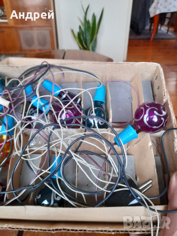 Стари лампи,лампички за елха #10, снимка 5 - Други ценни предмети - 44759580