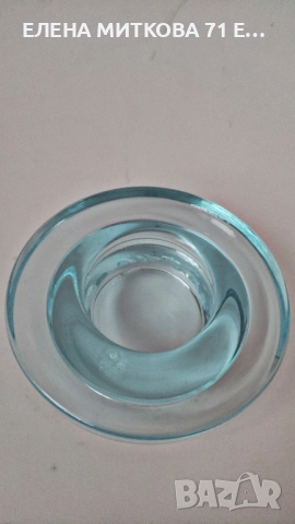 Ваза и свещник от цветно стъкло , снимка 8 - Декорация за дома - 52861040