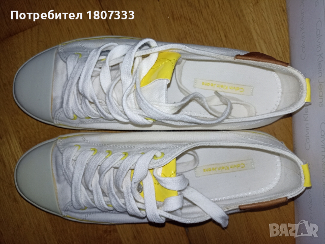 Дамски кецове  Calvin Klein , снимка 3 - Кецове - 44620344