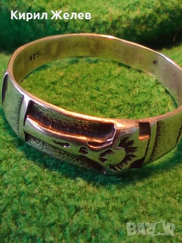 СРЕБЪРЕН КРЪСТООБРАЗЕН ПРЪСТЕН СРЕБРО 925 МАЙСТОРСКА ОРИГИНАЛНА БИЖУТЕРИЙНА ИЗРАБОТКА 22692, снимка 2 - Пръстени - 33133681