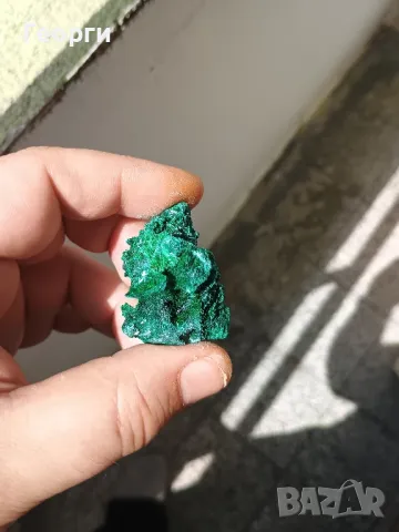 Натурален малахит-3, снимка 2 - Колиета, медальони, синджири - 50372832