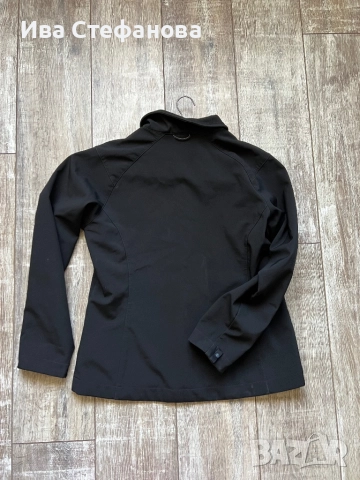 The North Face Women's TNF Black Chest Logo Ridgewall Soft Shell Jacket черно оригинално яке марково, снимка 5 - Спортни екипи - 51732245