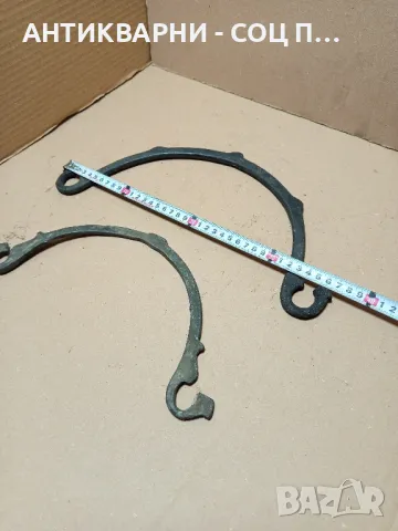 Комплект Стари Дръжки От Медни Араний Менчета., снимка 6 - Антикварни и старинни предмети - 49276671