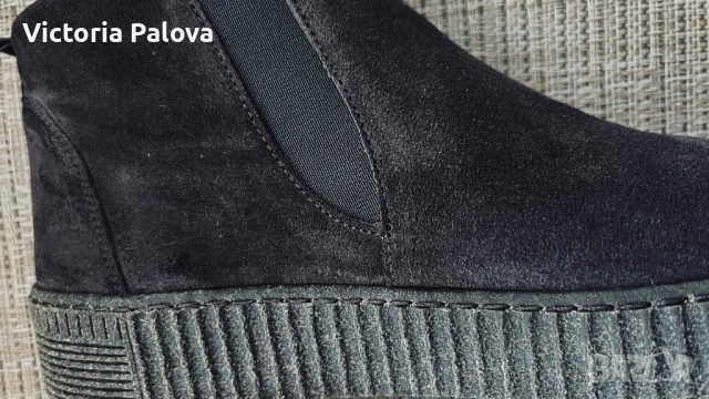 Оригинални велурени CHELSEA боти, GABOR LOURDES, снимка 9 - Дамски боти - 52878852