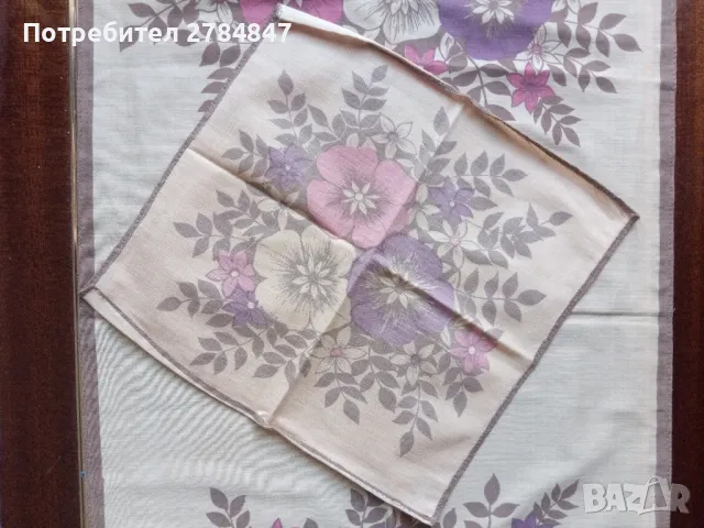  Комплект кърпички за студено сервиране от социализма , снимка 5 - Аксесоари за кухня - 48636702