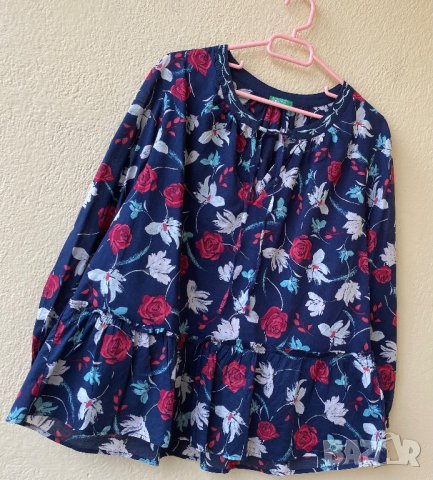 Свежа риза Benetton - L, снимка 5 - Ризи - 41119205