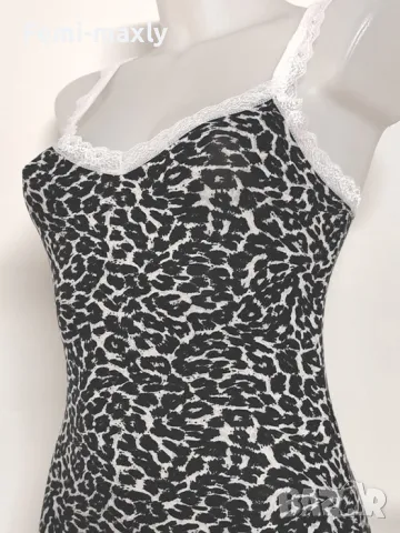 Lizabel - Дамски корсаж принт черно - 1131, снимка 5 - Корсети, бюстиета, топове - 49384065