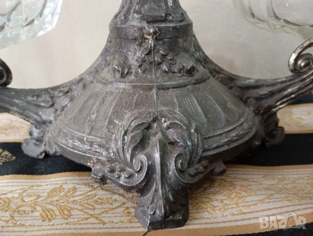 Фруктиера арт деко, снимка 2 - Антикварни и старинни предмети - 52532520