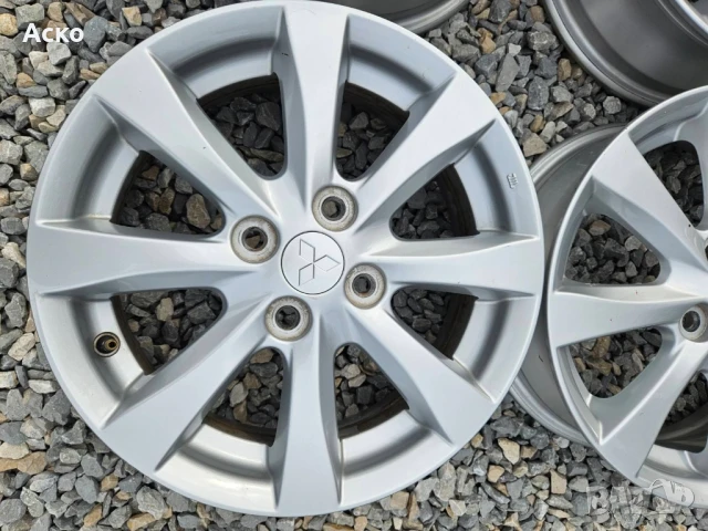 4x100..15.цола..5j ET46 оргинални Mitsubishi, снимка 4 - Гуми и джанти - 50618960