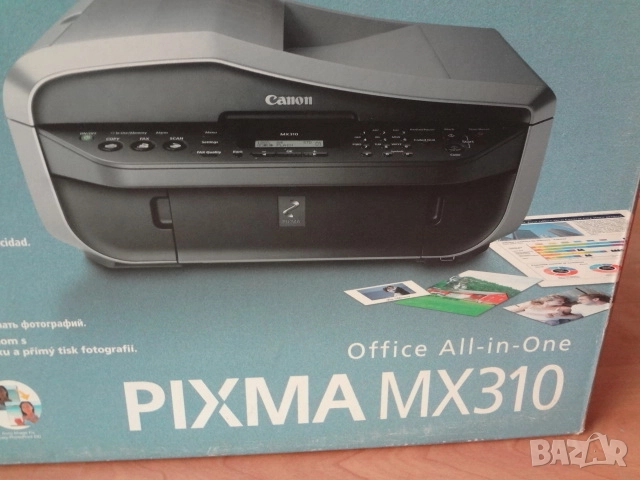 Цветен принтер, копир и факс в едно CANON PIXMA MX310, снимка 2 - Принтери, копири, скенери - 52922227