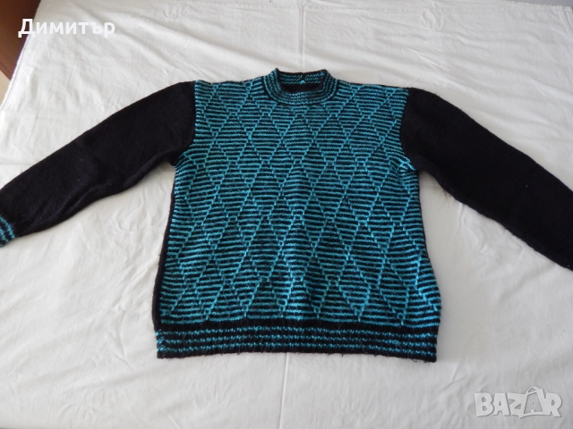 Мъжки пуловер плетиво ХЛ размер