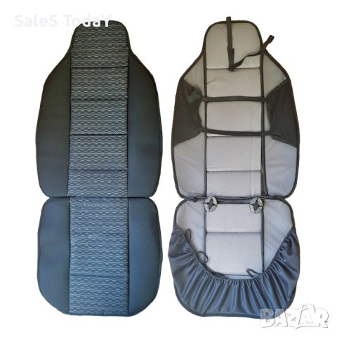 Калъфи за предни седалки, 2бр. протектори, 125 х 50см, полиестер, снимка 4 - Аксесоари и консумативи - 42230759