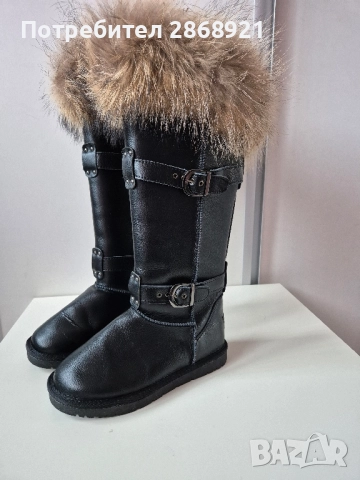 ботуши с естествен косъм , снимка 1