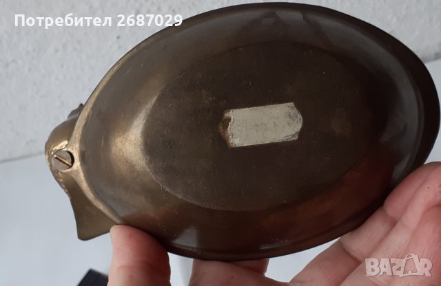 Различни пепелници с врабчета: Пепелник месинг бронз метал с врабче, желязо фигура , снимка 5 - Декорация за дома - 38942140