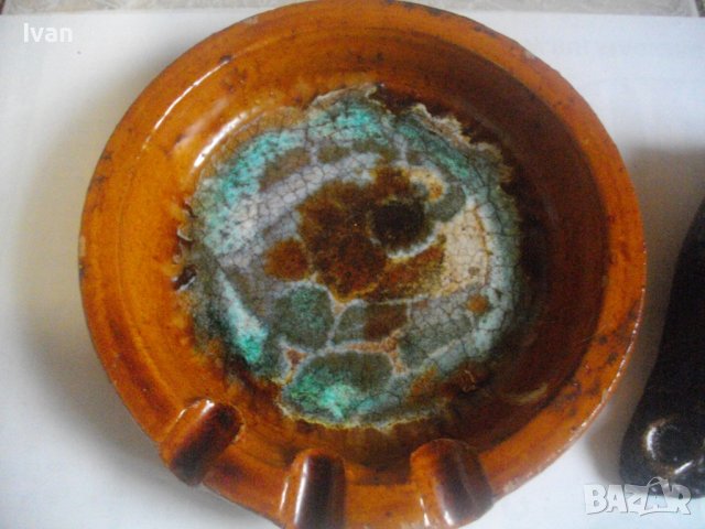 Ретро/винтидж Пепелници-Пепелник-Български-Дърво/Гипс/Глина/Мрамор-От СОЦА/НРБ, снимка 2 - Други - 39822334