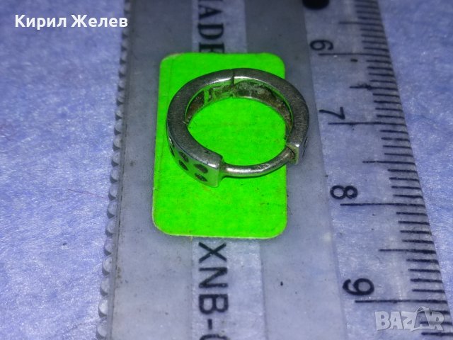 СТАРА СРЕБЪРНА РЕТРО - АРТ СРЕБЪРНА ОБЕЦА СРЕБРО 925 АЖУРНА РЪЧНА МАЙСТОРСКА ИЗРАБОТКА 26345, снимка 6 - Обеци - 40758704