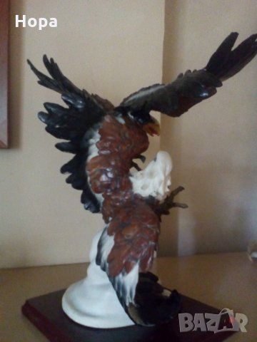 Керамична пластика ,, Белоглави орли", снимка 8 - Декорация за дома - 33839043