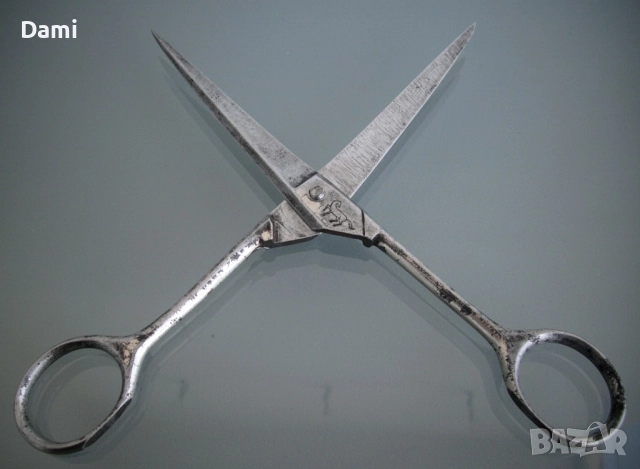 Ножица Mann Federlein Solingen Солинген, снимка 4 - Антикварни и старинни предмети - 52967927