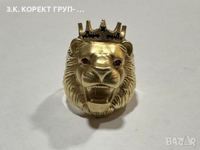 Златен пръстен 14к, 13,34гр, снимка 5 - Пръстени - 52740429